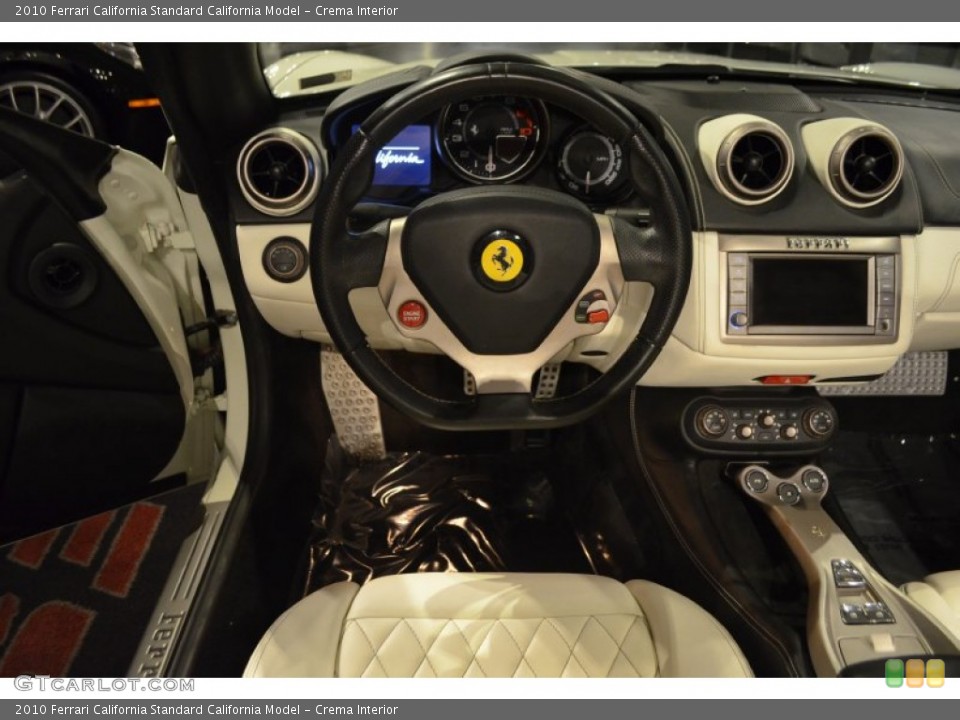 Crema Interior Dashboard For The 2010 Ferrari California