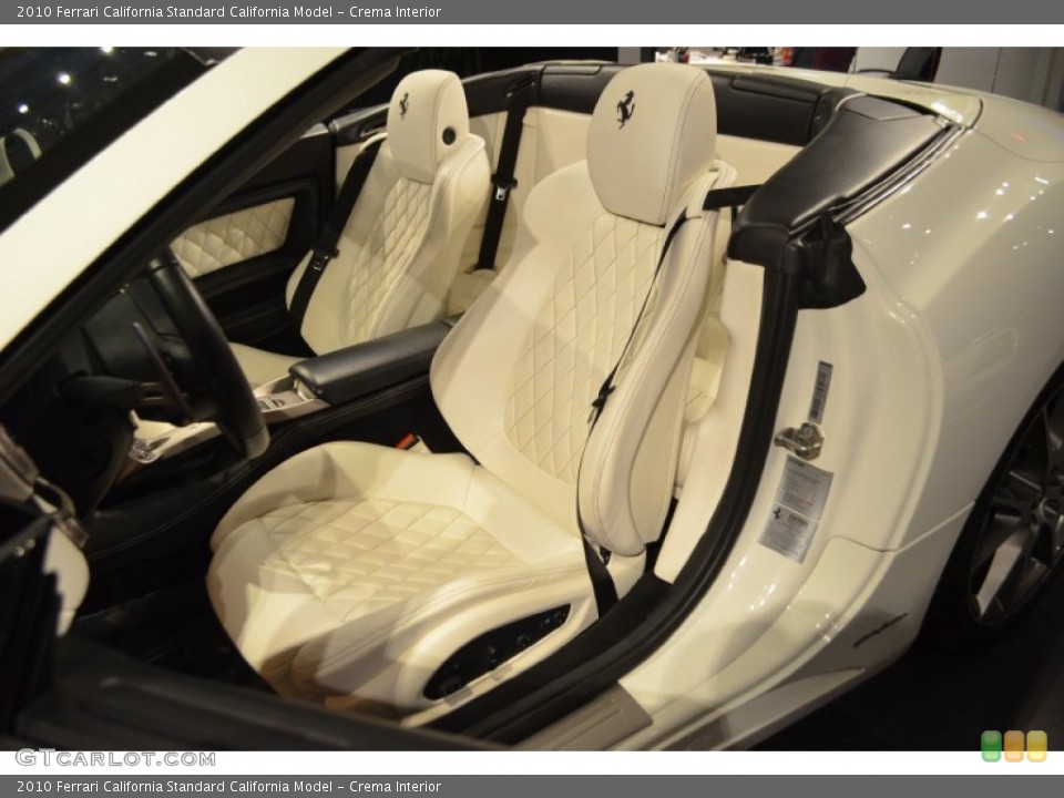 Crema Interior Front Seat for the 2010 Ferrari California  #92813025