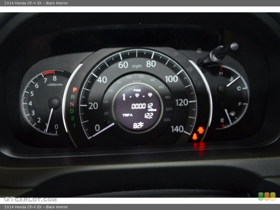 Black Interior Gauges for the 2014 Honda CR-V EX #92820879