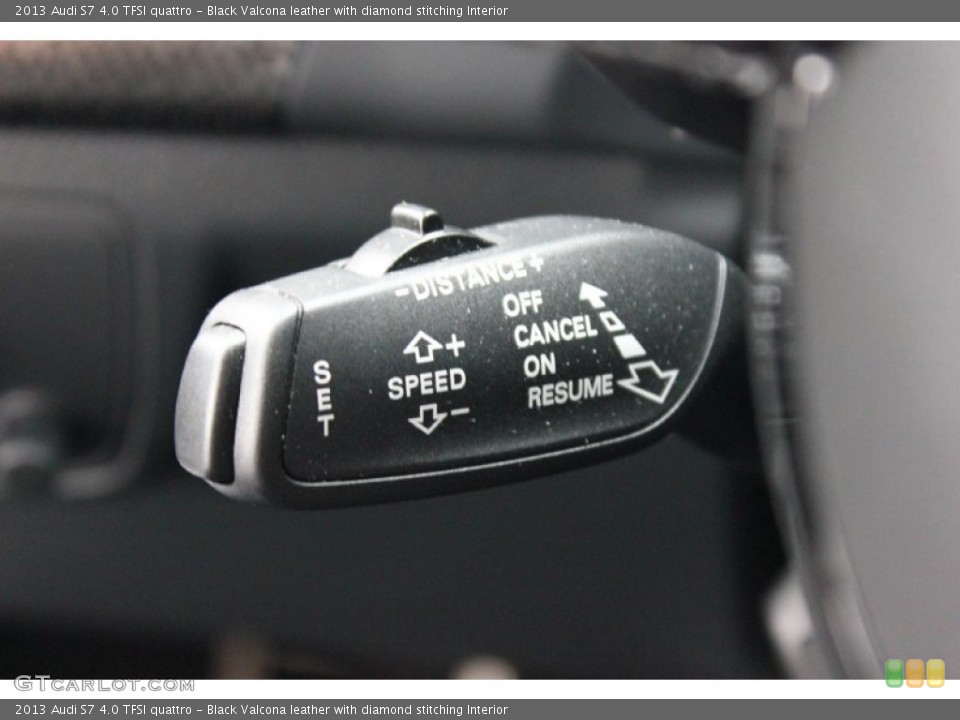Black Valcona leather with diamond stitching Interior Controls for the 2013 Audi S7 4.0 TFSI quattro #92824200