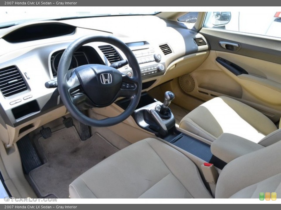Gray Interior Photo for the 2007 Honda Civic LX Sedan #92827923