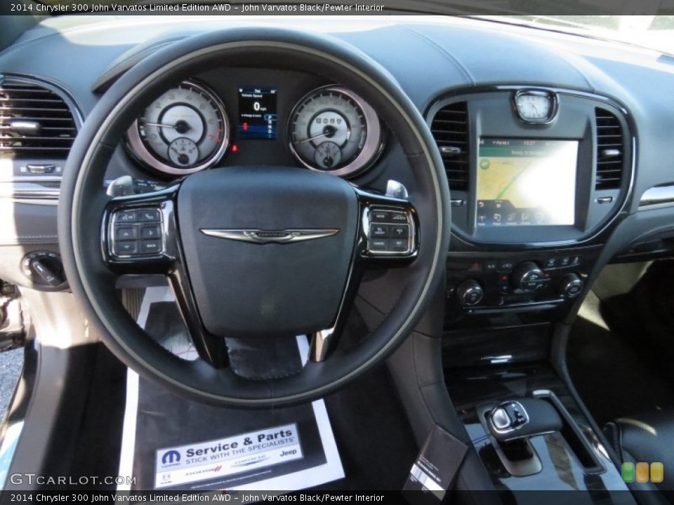 John Varvatos Black/Pewter Interior Dashboard for the 2014 Chrysler 300 John Varvatos Limited Edition AWD #92839763