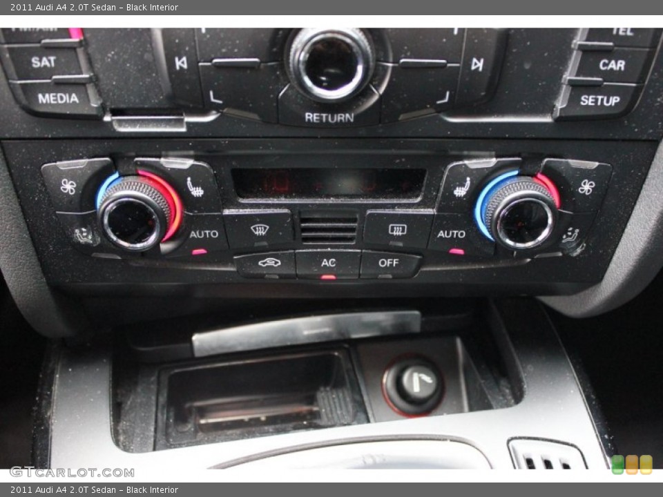 Black Interior Controls for the 2011 Audi A4 2.0T Sedan #92842904