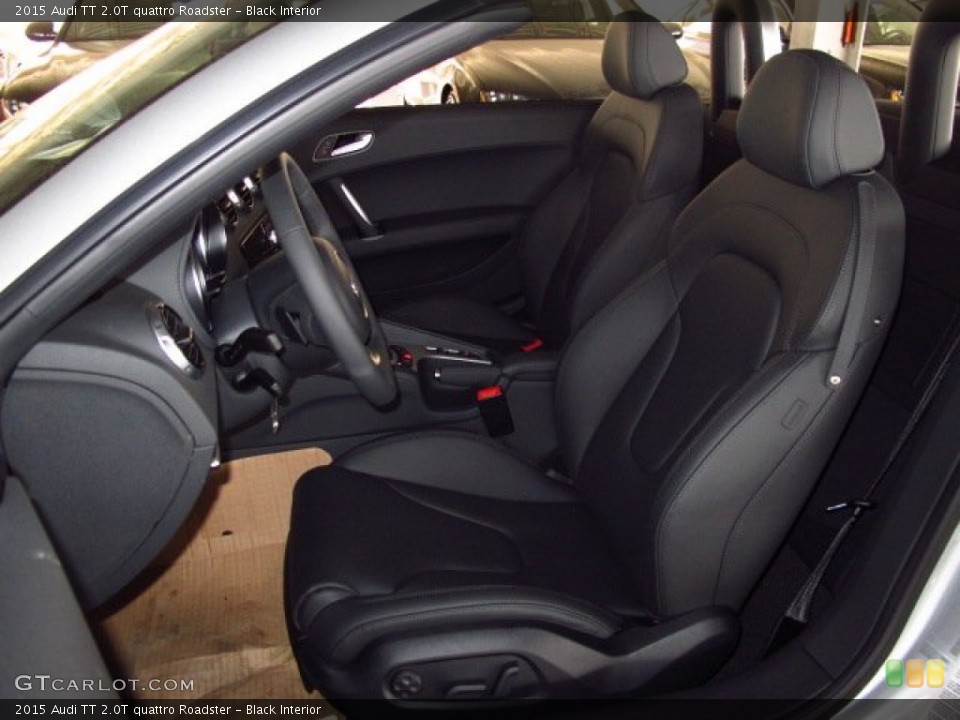 Black Interior Front Seat for the 2015 Audi TT 2.0T quattro Roadster #92843873