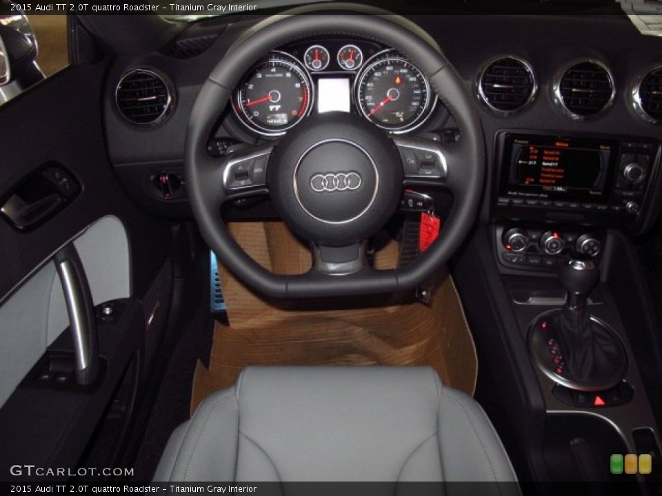 Titanium Gray Interior Dashboard for the 2015 Audi TT 2.0T quattro Roadster #92844389