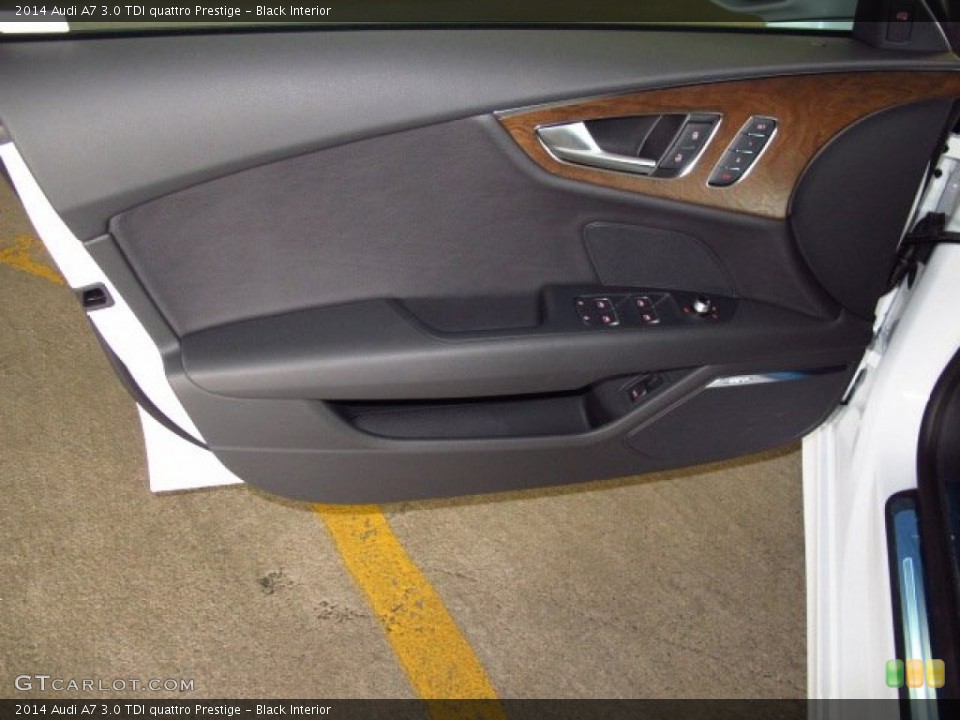 Black Interior Door Panel for the 2014 Audi A7 3.0 TDI quattro Prestige #92845799