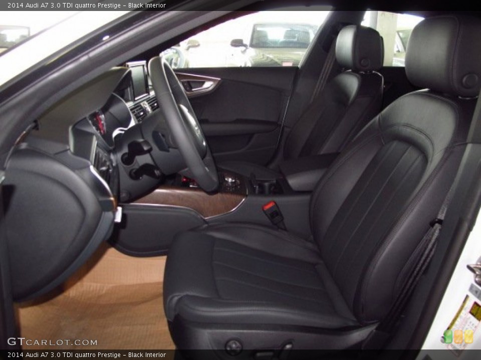 Black Interior Front Seat for the 2014 Audi A7 3.0 TDI quattro Prestige #92845820