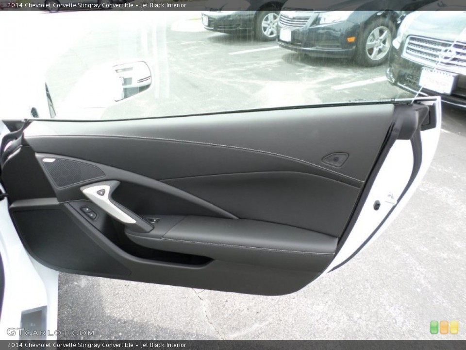 Jet Black Interior Door Panel for the 2014 Chevrolet Corvette Stingray Convertible #92852759