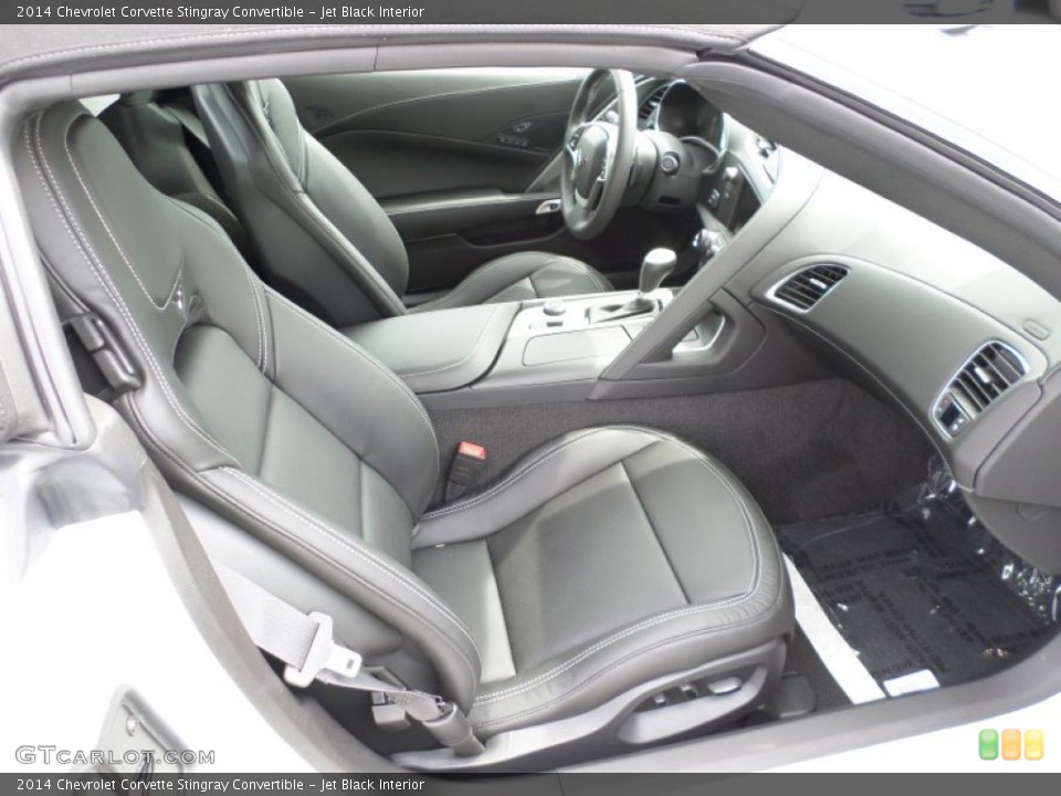 Jet Black Interior Photo for the 2014 Chevrolet Corvette Stingray Convertible #92852783