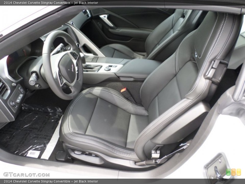Jet Black Interior Photo for the 2014 Chevrolet Corvette Stingray Convertible #92852888