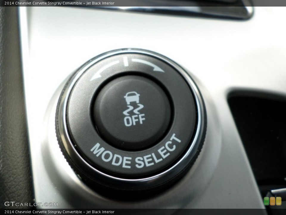 Jet Black Interior Controls for the 2014 Chevrolet Corvette Stingray Convertible #92853227