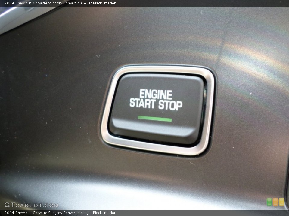 Jet Black Interior Controls for the 2014 Chevrolet Corvette Stingray Convertible #92853257