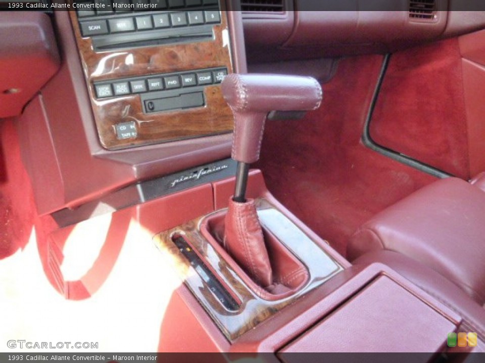 Maroon Interior Transmission for the 1993 Cadillac Allante Convertible #92854433