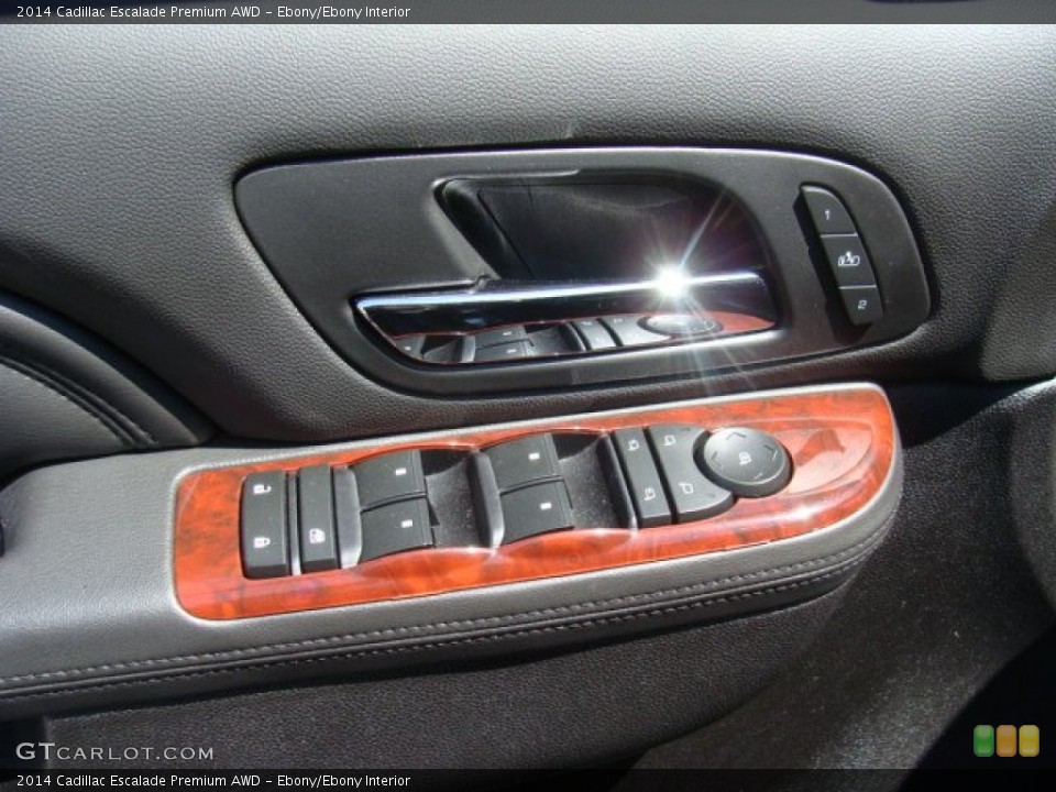 Ebony/Ebony Interior Controls for the 2014 Cadillac Escalade Premium AWD #92855177
