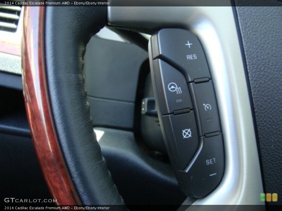 Ebony/Ebony Interior Controls for the 2014 Cadillac Escalade Premium AWD #92855342