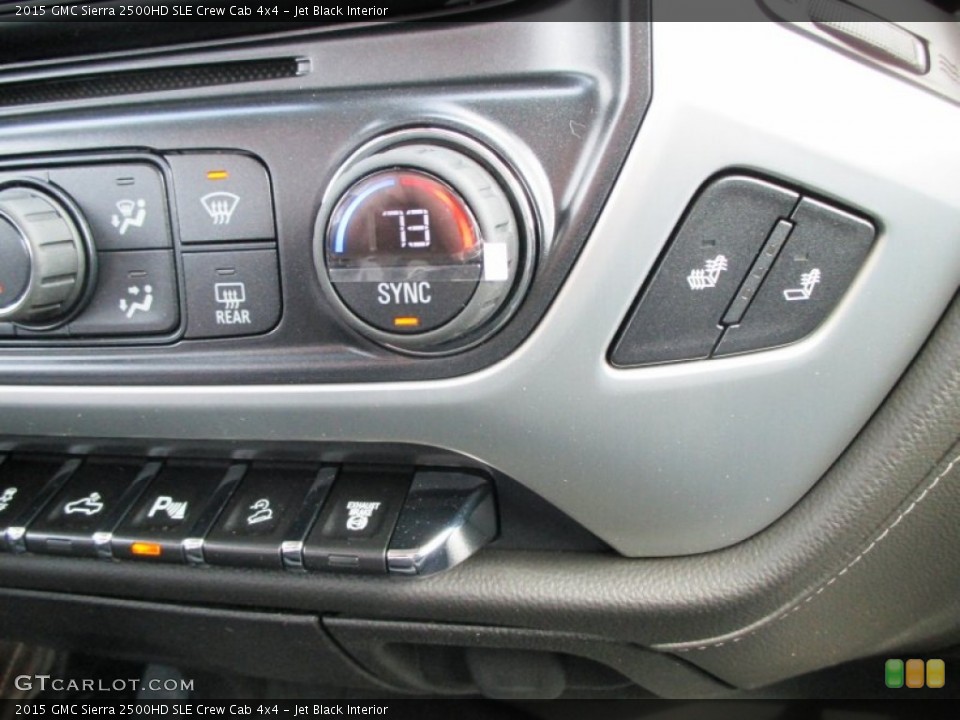 Jet Black Interior Controls for the 2015 GMC Sierra 2500HD SLE Crew Cab 4x4 #92855432