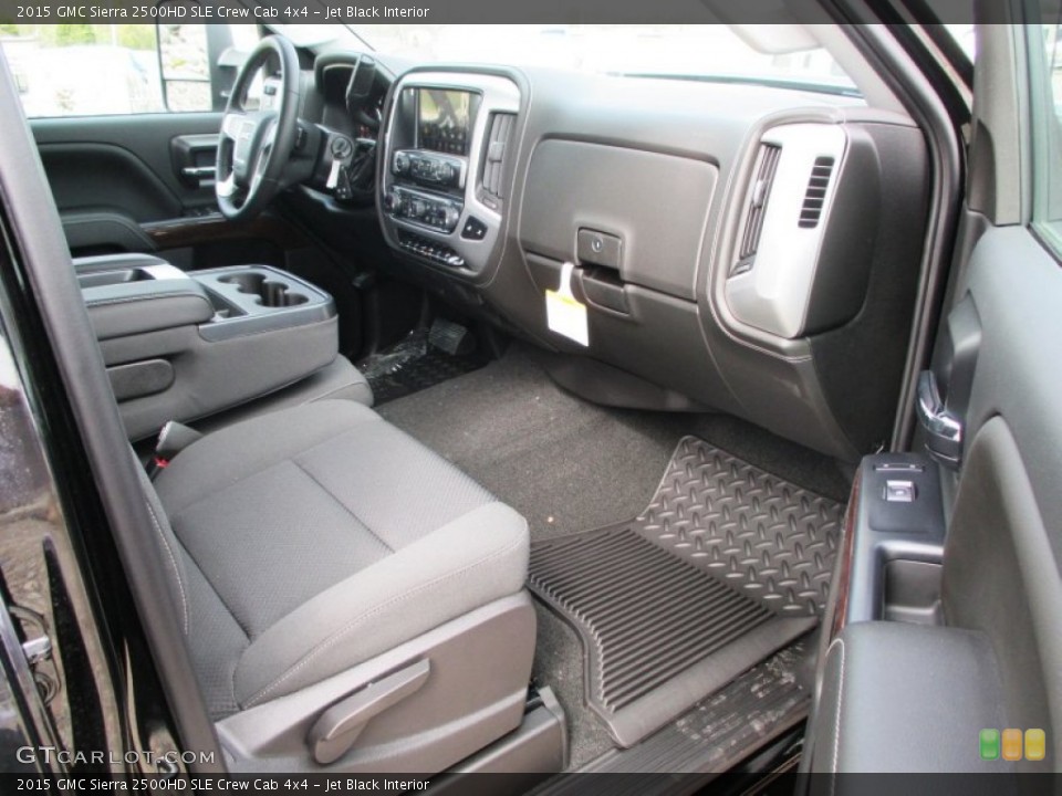 Jet Black Interior Dashboard for the 2015 GMC Sierra 2500HD SLE Crew Cab 4x4 #92855870