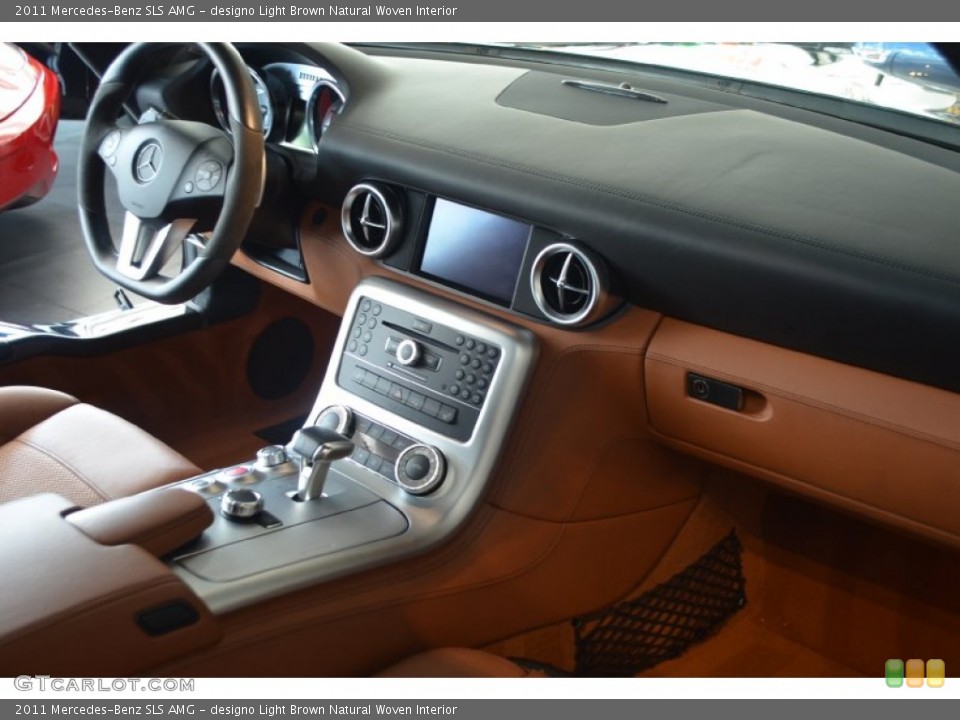 designo Light Brown Natural Woven Interior Dashboard for the 2011 Mercedes-Benz SLS AMG #92859188