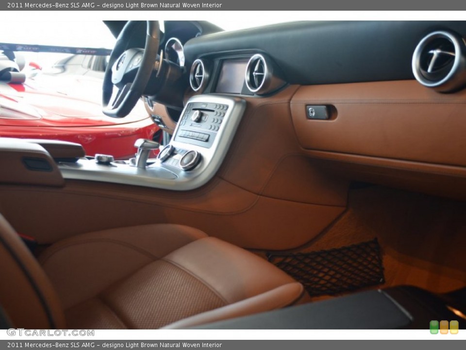 designo Light Brown Natural Woven Interior Dashboard for the 2011 Mercedes-Benz SLS AMG #92859205