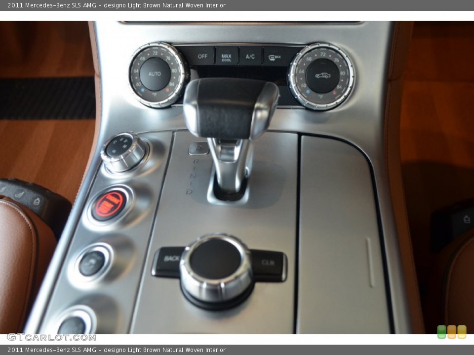 designo Light Brown Natural Woven Interior Transmission for the 2011 Mercedes-Benz SLS AMG #92859227