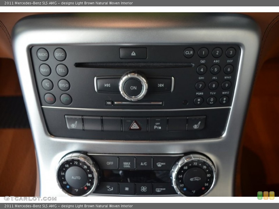 designo Light Brown Natural Woven Interior Controls for the 2011 Mercedes-Benz SLS AMG #92859289