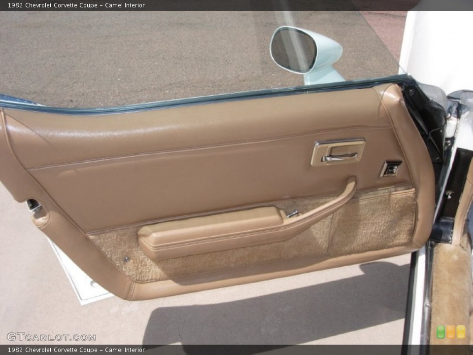Camel Interior Door Panel for the 1982 Chevrolet Corvette Coupe #92863373