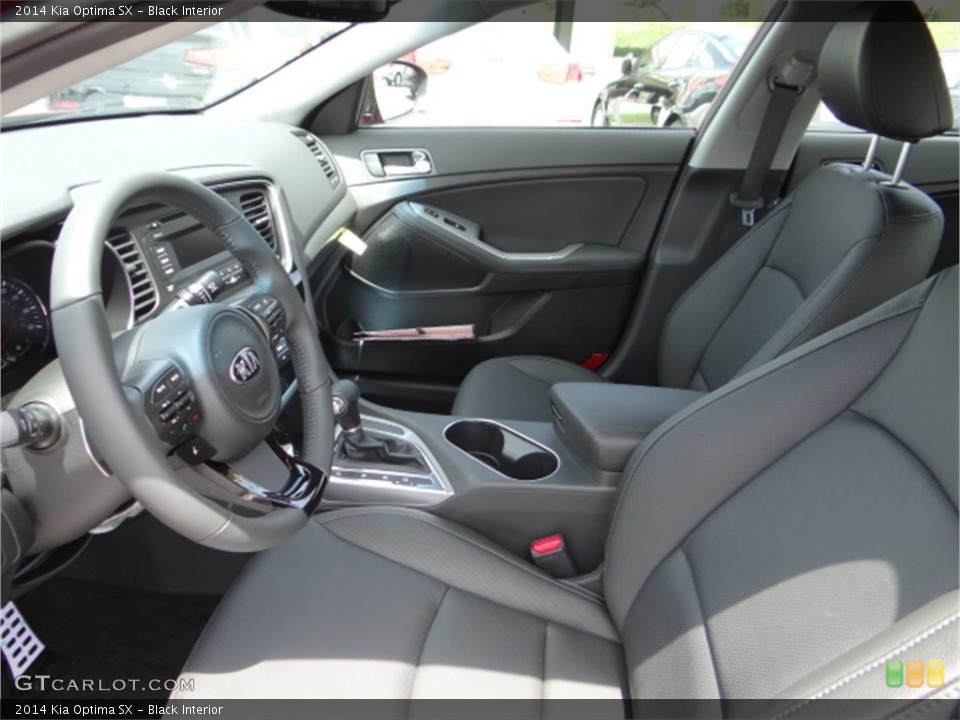 Black Interior Photo for the 2014 Kia Optima SX #92870318