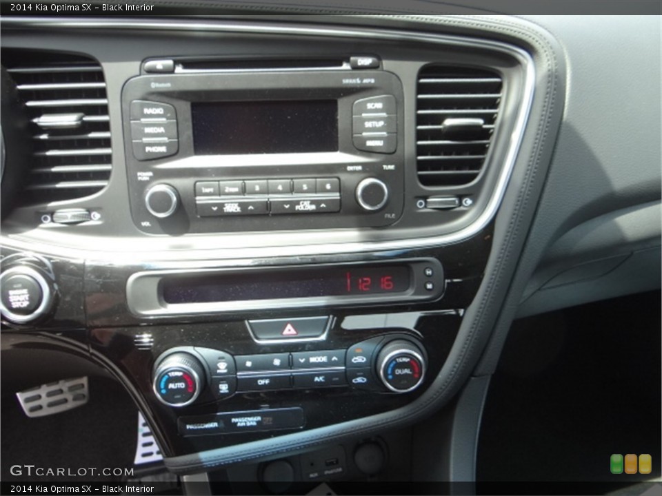 Black Interior Controls for the 2014 Kia Optima SX #92870339