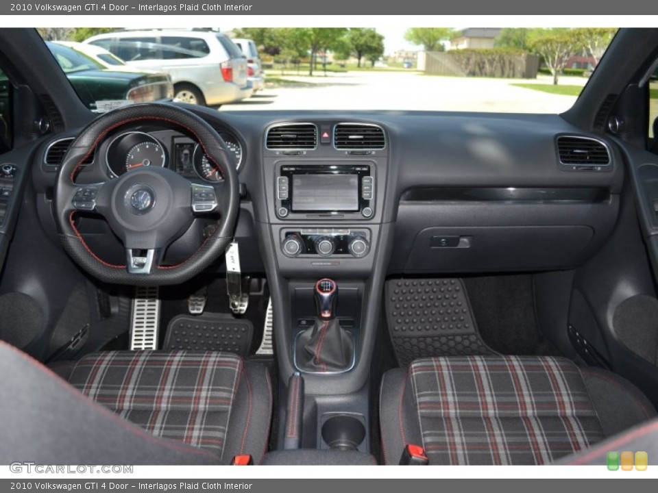 Interlagos Plaid Cloth Interior Dashboard for the 2010 Volkswagen GTI 4 Door #92870565