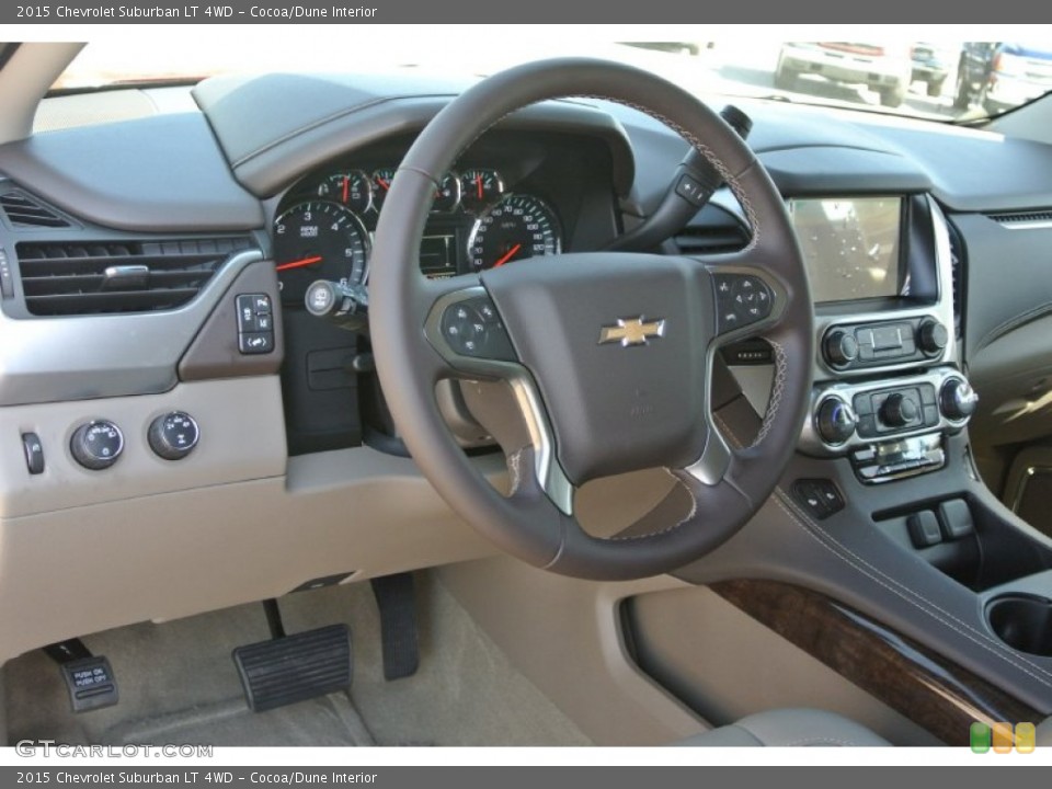 Cocoa/Dune Interior Dashboard for the 2015 Chevrolet Suburban LT 4WD #92873063