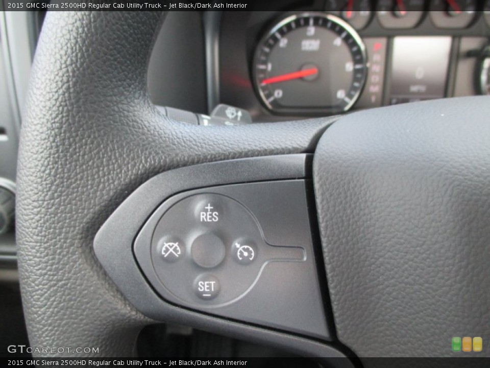 Jet Black/Dark Ash Interior Controls for the 2015 GMC Sierra 2500HD Regular Cab Utility Truck #92880380