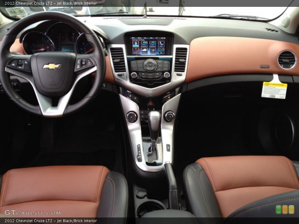 Jet Black/Brick Interior Dashboard for the 2012 Chevrolet Cruze LTZ #92880731