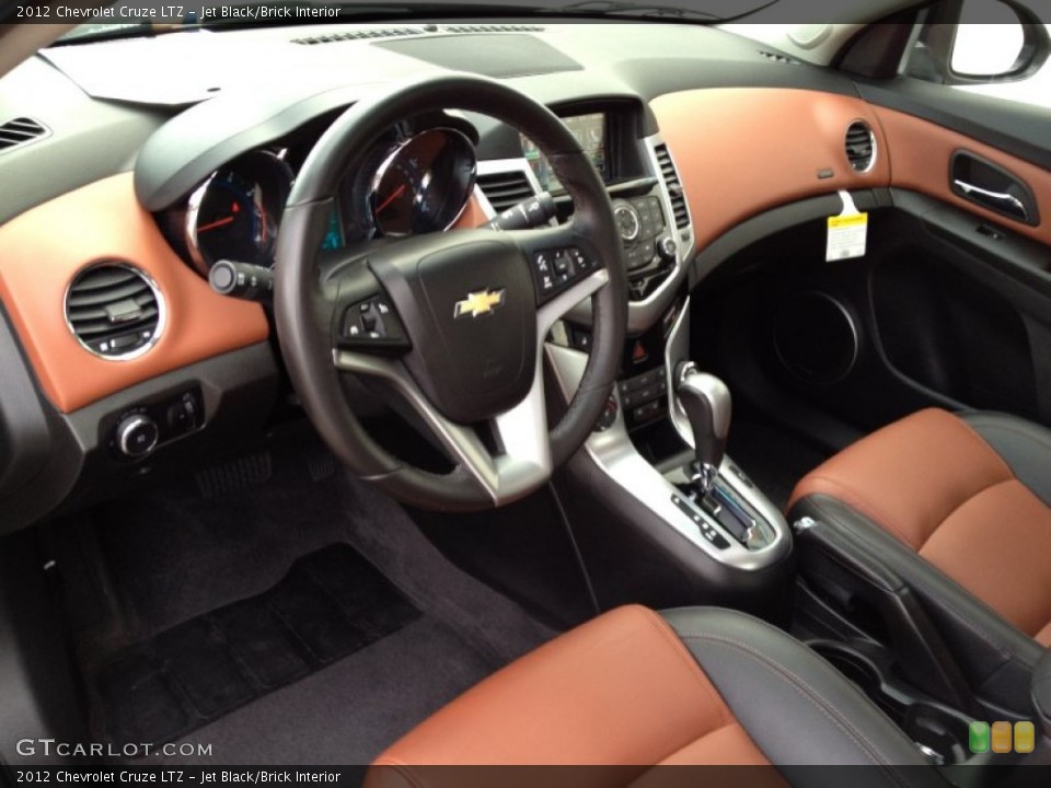 Jet Black/Brick Interior Photo for the 2012 Chevrolet Cruze LTZ #92880755