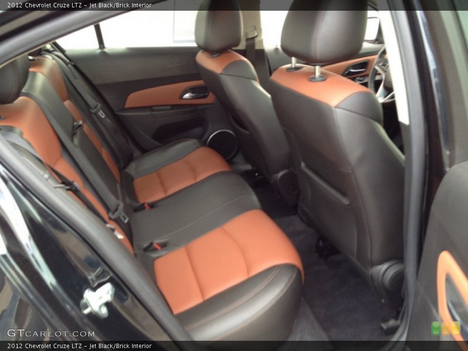 Jet Black/Brick Interior Rear Seat for the 2012 Chevrolet Cruze LTZ #92881049