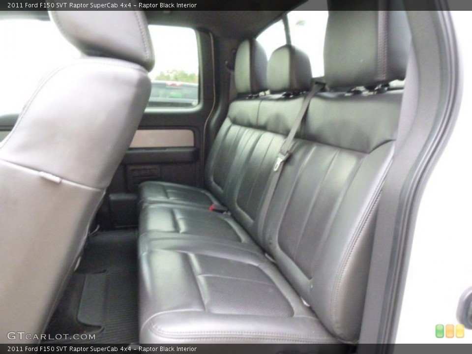 Raptor Black Interior Rear Seat for the 2011 Ford F150 SVT Raptor SuperCab 4x4 #92881592