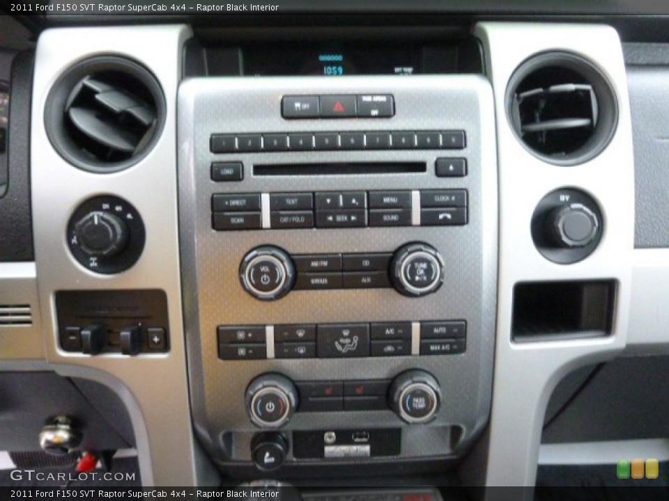 Raptor Black Interior Controls for the 2011 Ford F150 SVT Raptor SuperCab 4x4 #92881676