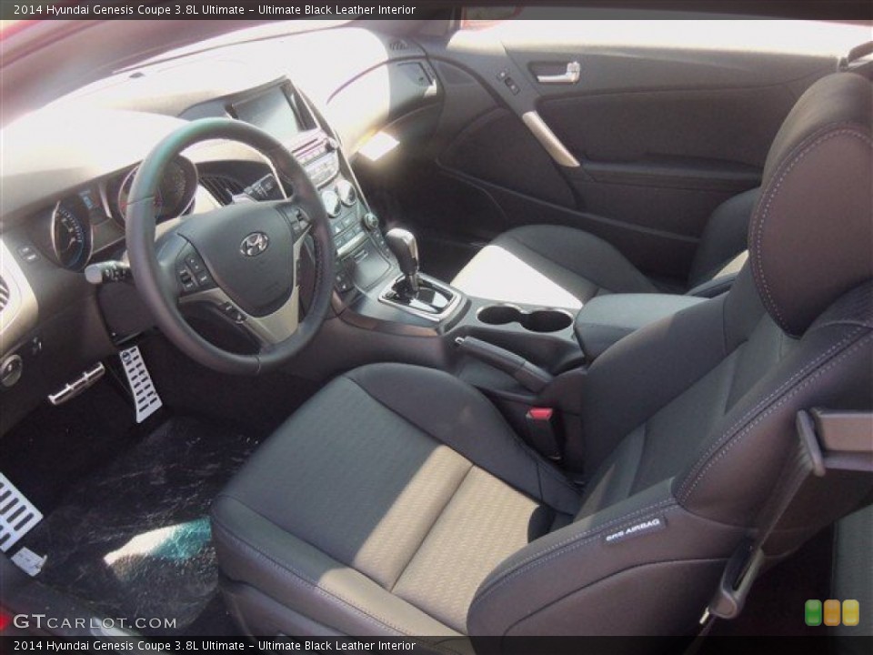 Ultimate Black Leather Interior Prime Interior for the 2014 Hyundai Genesis Coupe 3.8L Ultimate #92884796