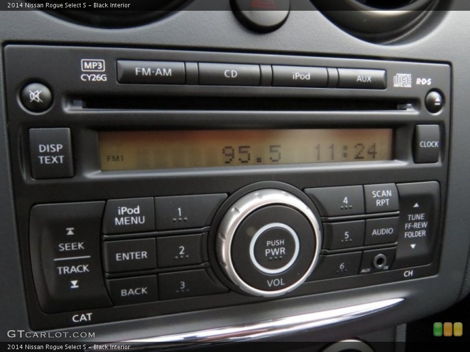 Black Interior Audio System for the 2014 Nissan Rogue Select S #92887871