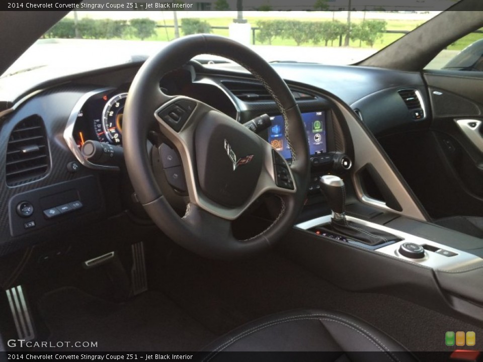 Jet Black Interior Dashboard for the 2014 Chevrolet Corvette Stingray Coupe Z51 #92893232