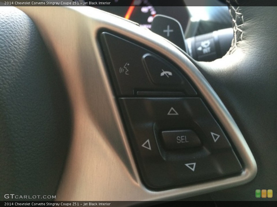 Jet Black Interior Controls for the 2014 Chevrolet Corvette Stingray Coupe Z51 #92893370