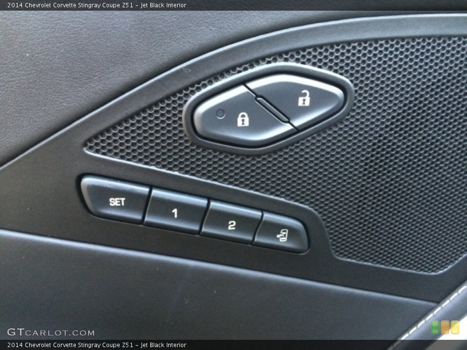 Jet Black Interior Controls for the 2014 Chevrolet Corvette Stingray Coupe Z51 #92893823