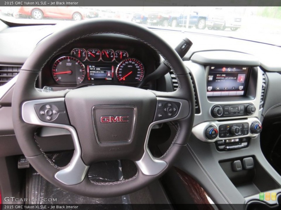 Jet Black Interior Steering Wheel for the 2015 GMC Yukon XL SLE #92897717