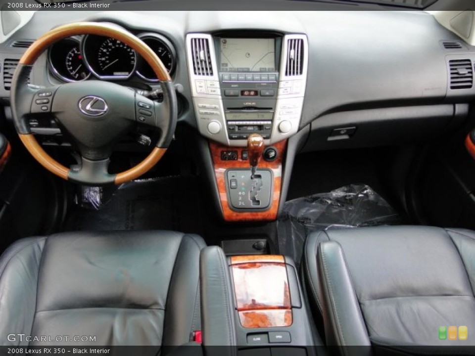 Black Interior Dashboard for the 2008 Lexus RX 350 #92898200