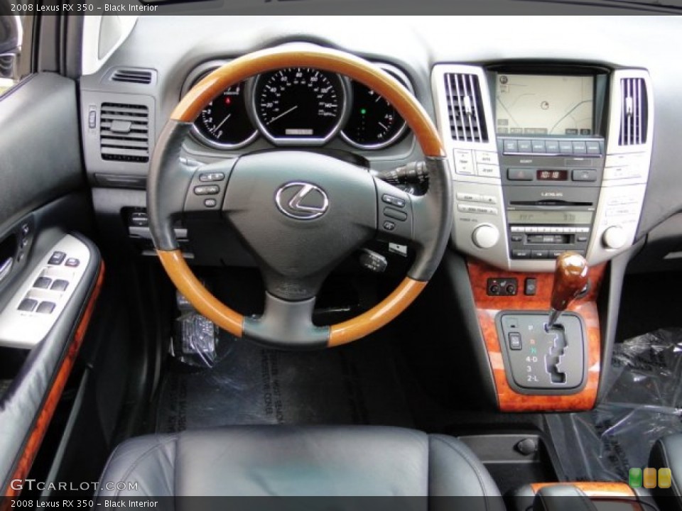 Black Interior Dashboard for the 2008 Lexus RX 350 #92898215
