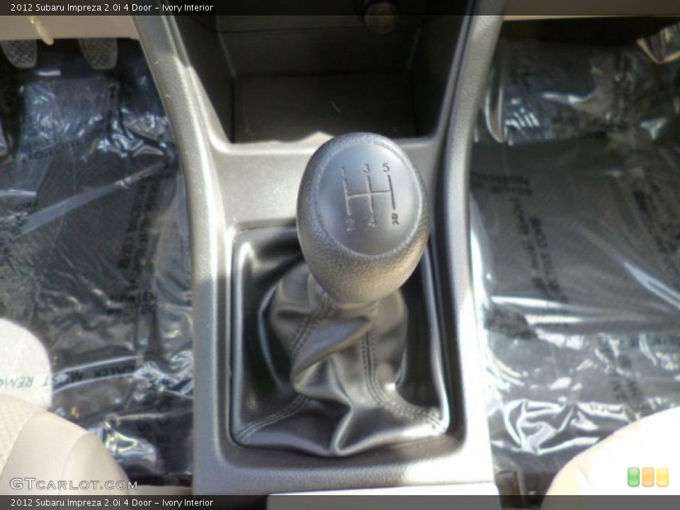 Ivory Interior Transmission for the 2012 Subaru Impreza 2.0i 4 Door #92898467