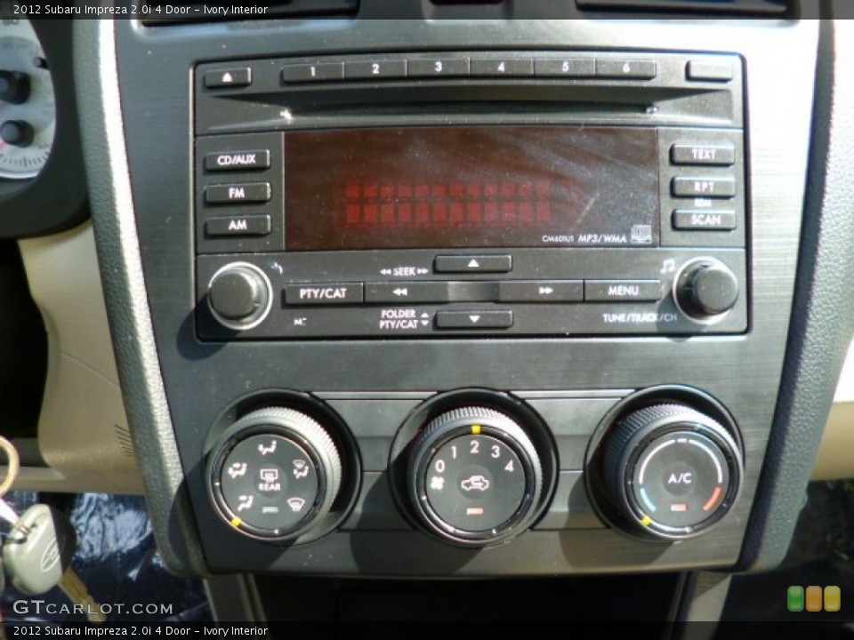 Ivory Interior Controls for the 2012 Subaru Impreza 2.0i 4 Door #92898488