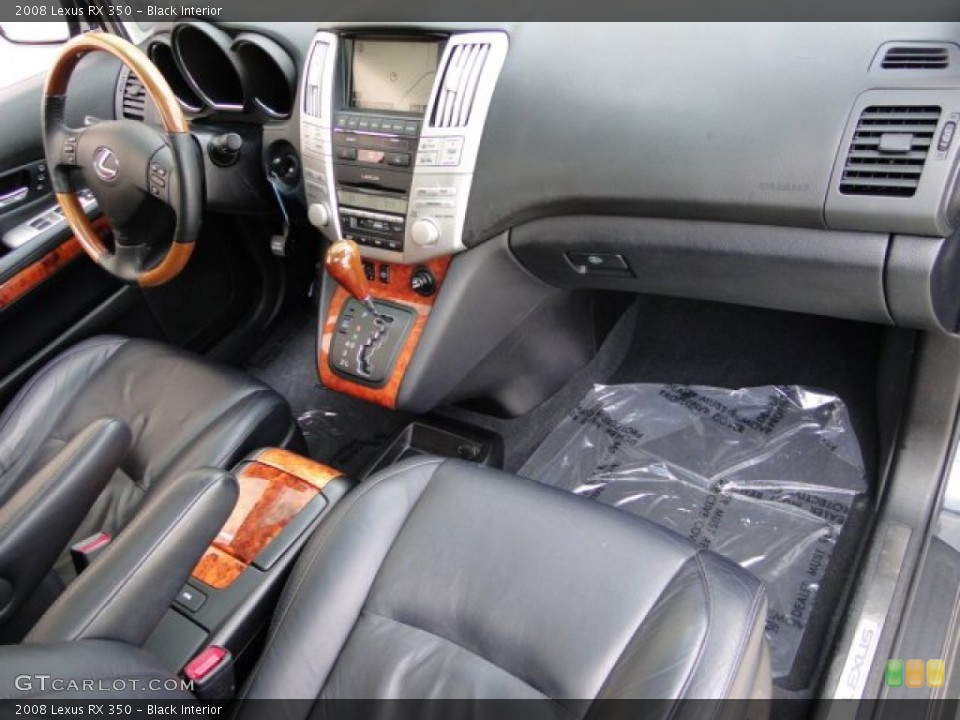 Black Interior Dashboard for the 2008 Lexus RX 350 #92898668