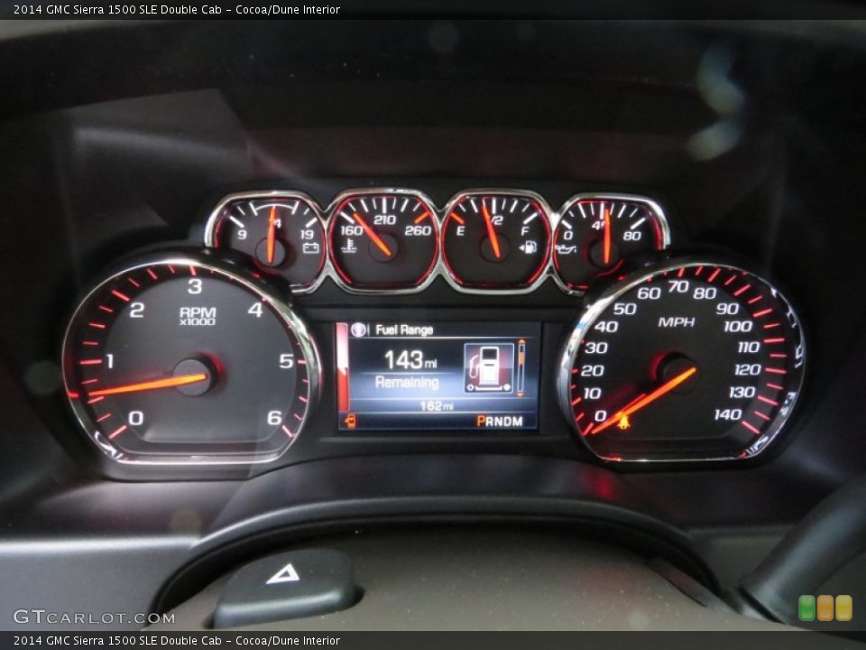 Cocoa/Dune Interior Gauges for the 2014 GMC Sierra 1500 SLE Double Cab #92899286