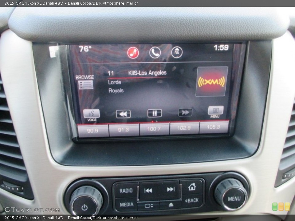 Denali Cocoa/Dark Atmosphere Interior Audio System for the 2015 GMC Yukon XL Denali 4WD #92918080