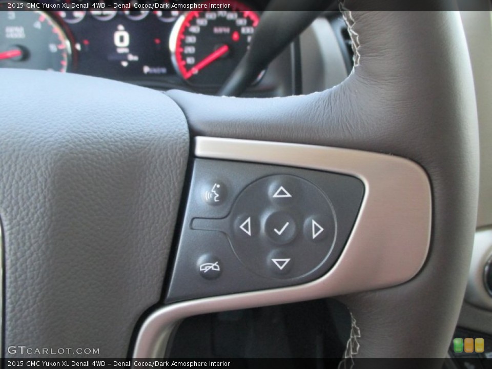 Denali Cocoa/Dark Atmosphere Interior Controls for the 2015 GMC Yukon XL Denali 4WD #92918275